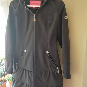 Betsy Johnson XS black coat $35